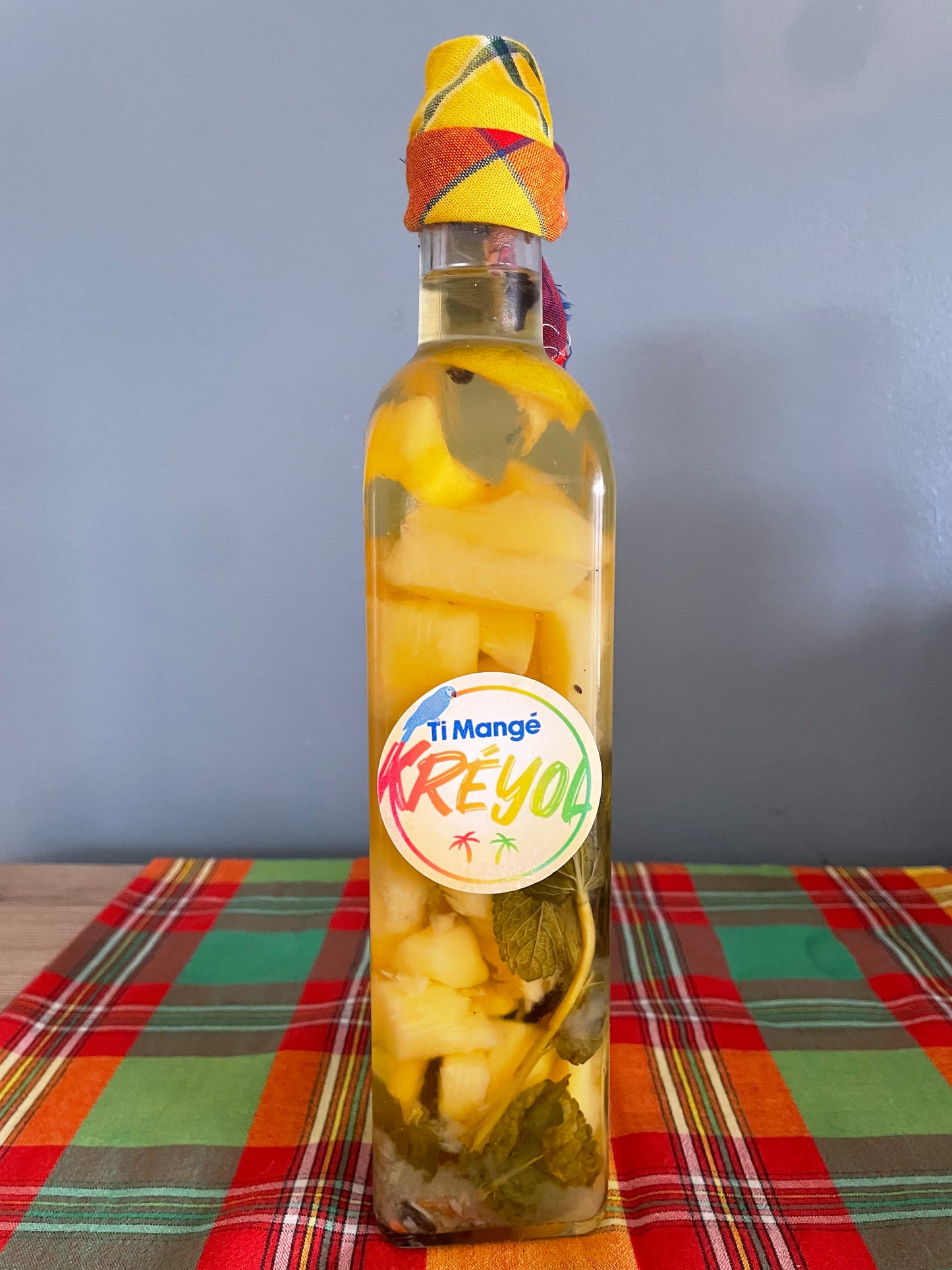 Rhum arrangé kiwi jaune